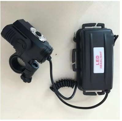 Headlamps Safety Light Headlight LED 3 Emitters with Batteries and Charger