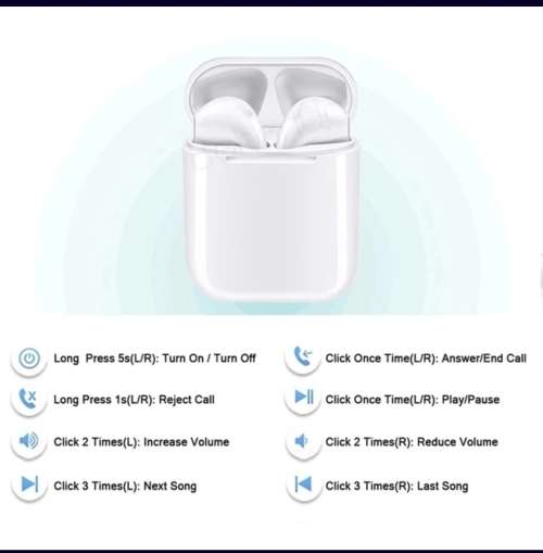 True WirelessStereo Earpod I12