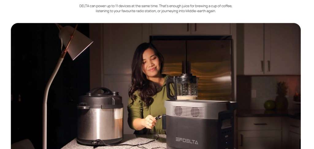 ECOFLOW DELTA PORTABLE POWER STATION