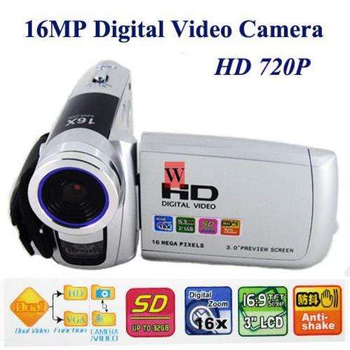 Brand new!!16 MP HD 16 X Digital zoom 3" TFT LCD Anti shake digital video camcorder