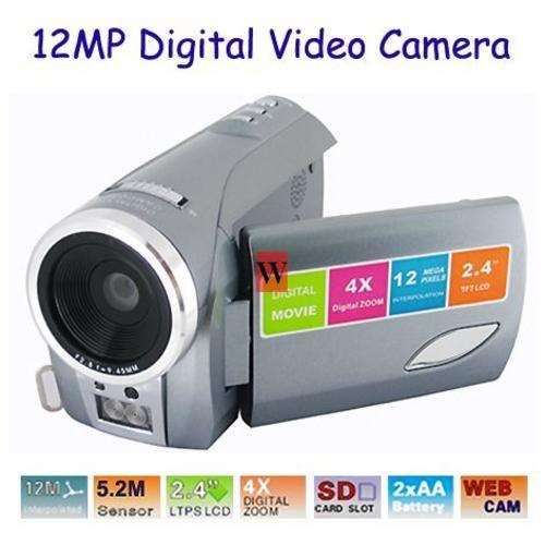 12 MP 2.4" Portable Swivel Digital Video Recorder Camcorder + Camera