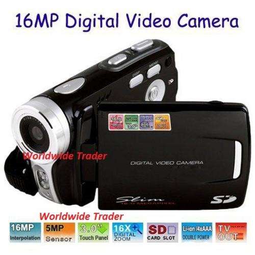 NEW!!! TOUCH SCREEN Anti shake 16 MP HD 16 X Digital zoom 3" TFT LCD digital video camcorder