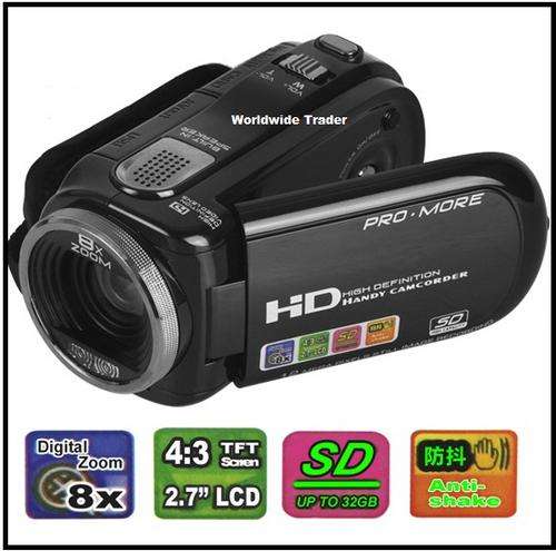 ****12MP  2.7" TFT LCD HD Anti-Shake Digital Video Camcorder***