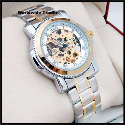 ***Mens Automatic Mechanical Skull Watches Stainless Steel***