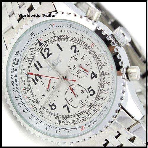 ***Mens Automatic Mechanical Skull Watches Stainless Steel***