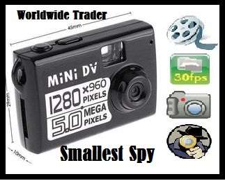 ***Mini Spy DV Camera with free 2GB card included***