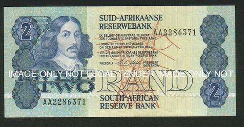 CL Stals First Issue Two Rand Prefix AA unc condition