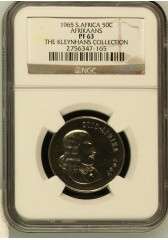 1965 50C AFRIKAANS PF63