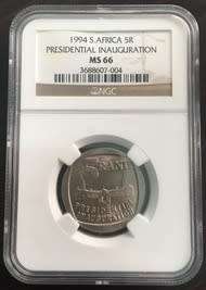 1994 SOUTH AFRICA R5 PRESIDENTIAL INAUGURATION MS66
