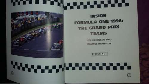INSIDE FORMULA ONE 1996....THE GRAND PRIX TEAMS