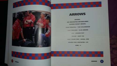 INSIDE FORMULA ONE 1996....THE GRAND PRIX TEAMS