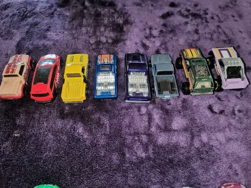 74 Die-cast models in Mattel, Maisto, Majorette