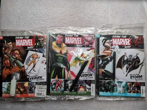 DRAW THE MARVEL WAY   -  (  X 9 )    All for the winning bid !!