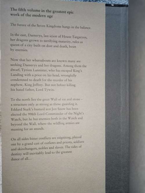 A DANCE WITH DRAGONS