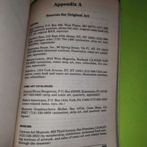 ORIGINAL COMIC ART ( IDENTIFICATION AND PRICE GUIDE )