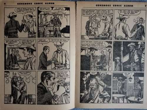 GUNSMOKE  +  CHEYENNE COMIC ALBUM