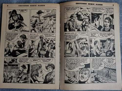 GUNSMOKE  +  CHEYENNE COMIC ALBUM