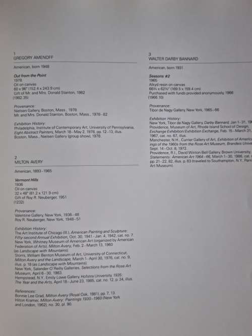 ROSE ART MUSEUM - Selected 20th-Century Paintings