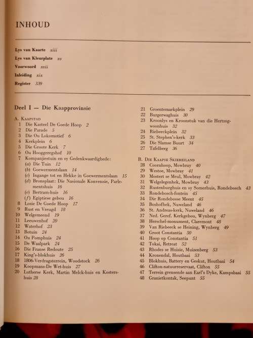 Die Historiese Monumente van Suid - Afrika (1972 )