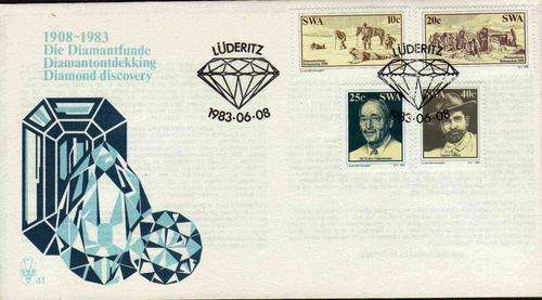 SWA FDC - 1908~1983  DIAMOND DISCOVERY   41