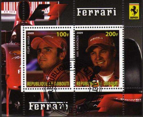 DJIBOUTI - FERRARI (MASSA & RAIKKONEN)