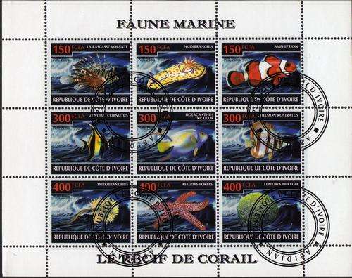 REPUBLIQUE DE COTE D'IVOIRE - FAUNE MARINE (MARINE LIFE)