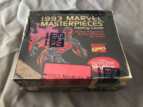 1993 Marvel Masterpieces Trading Cards - Factory Sealed Box (36 packs)