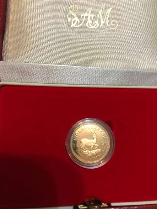 1/10th 24CT Gold Krugerrand Proof 1990