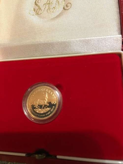 1/10th 24CT Gold Krugerrand Proof 1990