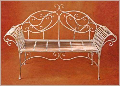 Two seater Bench ( White)