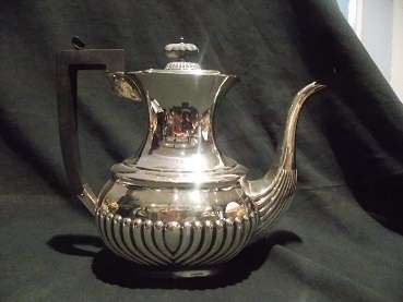 Big Silver Plated Coffee Pot