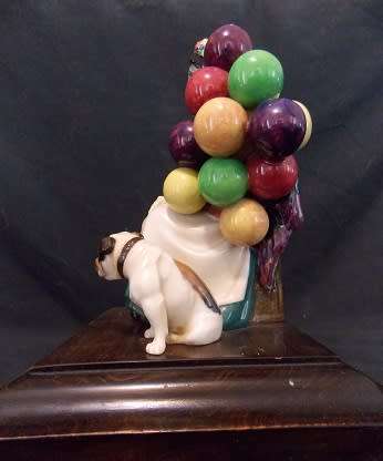 The Old Balloon Seller and a British Bulldog from Royal Doulton