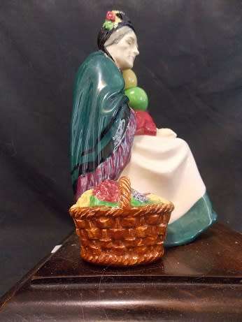 The Old Balloon Seller and a British Bulldog from Royal Doulton