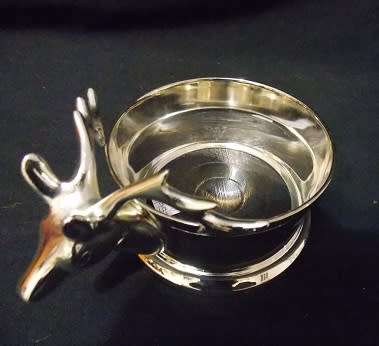 Silver Plated Wine Bottle Coaster