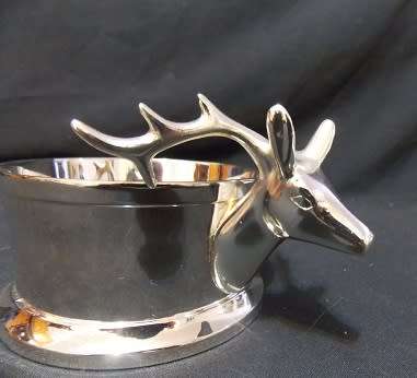 Silver Plated Wine Bottle Coaster