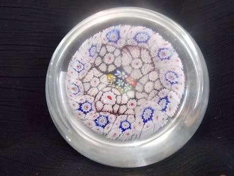 Beautiful Venetian Millefiori Paperweight