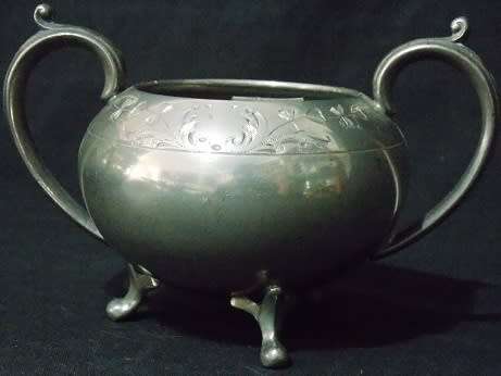 Small Pewter Tea Set