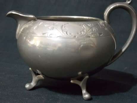 Small Pewter Tea Set