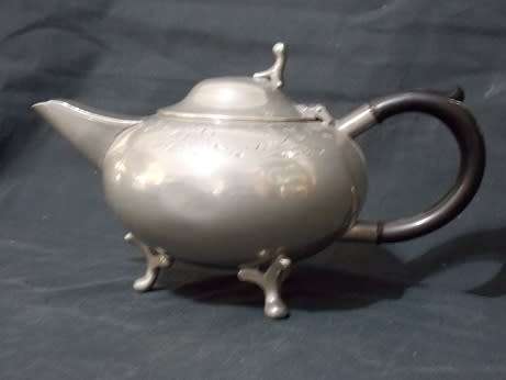 Small Pewter Tea Set