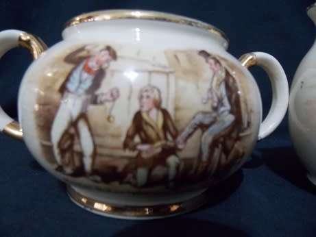 Beautiful Arthur Woods Milk Jug and Sugar Bowl