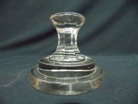 Heavy Round Glass Paperweight