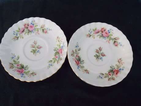 Lovely Saucers from Royal Albert