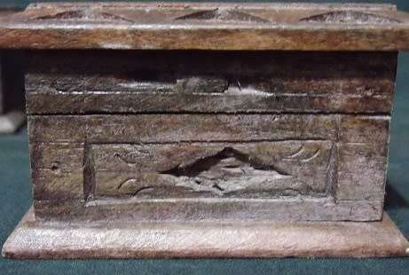 Six Small Carved Wooden Boxes