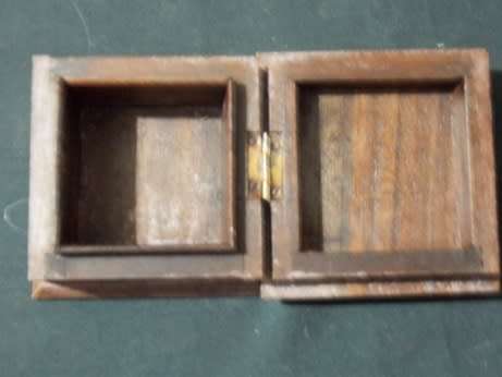 Six Small Carved Wooden Boxes