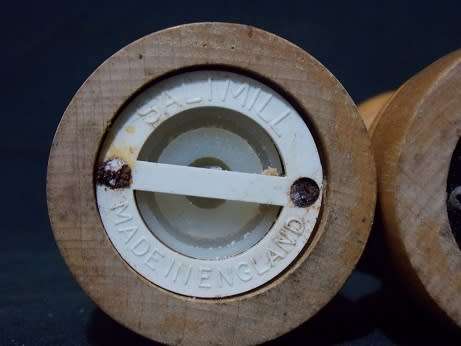 Set of Wooden Salt and Pepper Grinders