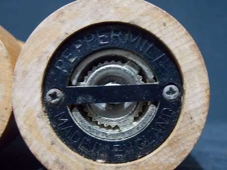 Set of Wooden Salt and Pepper Grinders