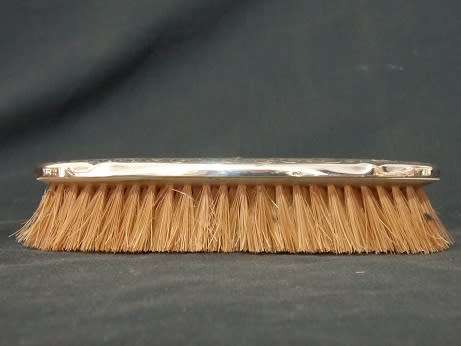 Antique Silver Plated Clothes Brush