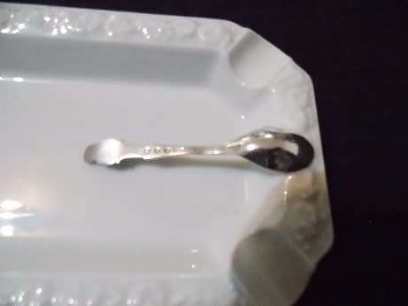 Pretty Silver Condiment Teaspoon Birmingham 1896