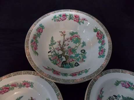 John Maddock Indian Tree Beautiful Dessert Bowl Set