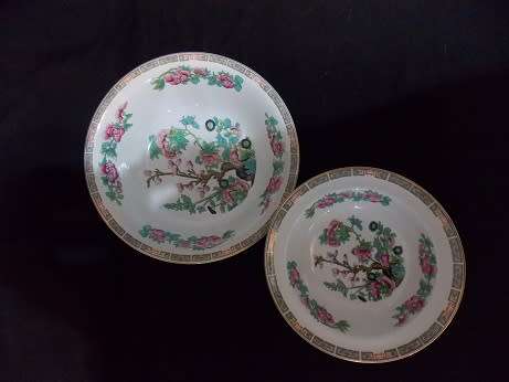 John Maddock Indian Tree Beautiful Dessert Bowl Set